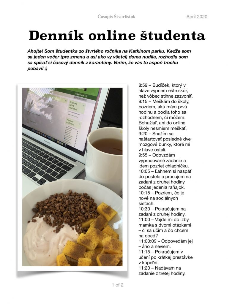 dennik online studenta 1
